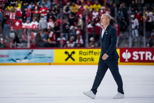 Head coach Mikael Gath of Denmark