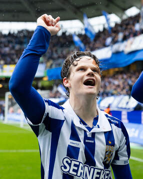 IFK Göteborgs Kolbeinn Thordarson jublar