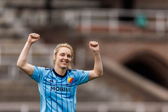 Djurgårdens Mimmi Larsson jublar