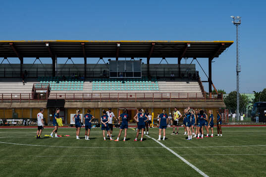 Players of the Swedish women’s national football team