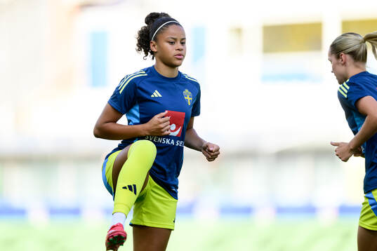 Felicia Schröder of Sweden ahead of the Women's Nations League football match between Italy and Sweden on May 30, 2025 in Parma. 