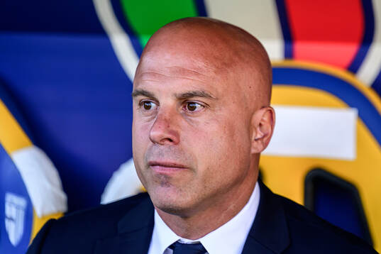 Head coach Andrea Soncin of Italy ahead of the Women's Nations League football match between Italy and Sweden on May 30, 2025 in Parma. 