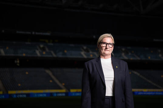 Kristina Långström från Svenska fotbollförbundets