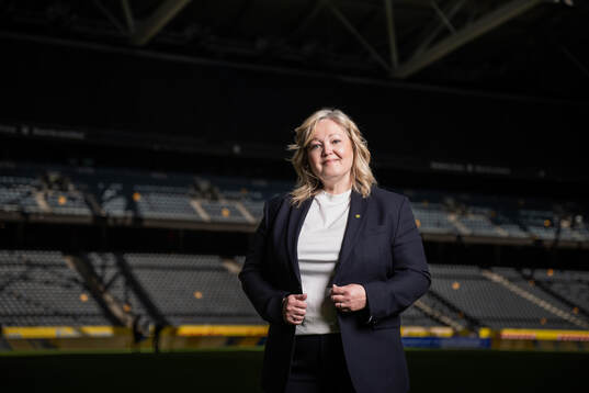 Erika Nilsson från Svenska fotbollförbundets styrelse