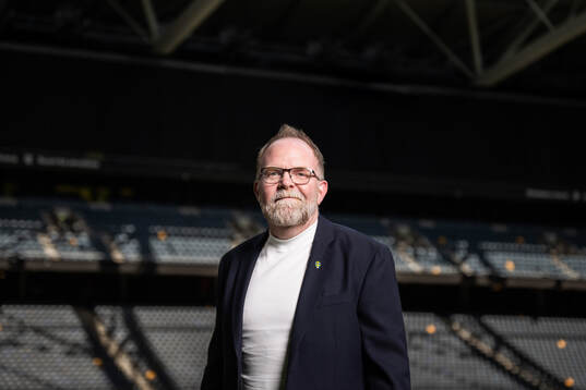 Anders Billström från Svenska fotbollförbundets styrelse