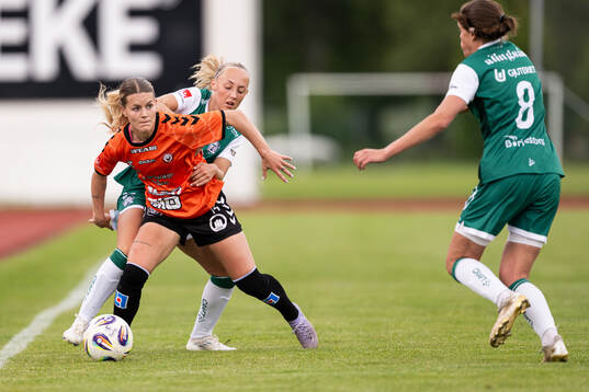 Kristianstads Tilda Persson och Alingsås Karin Lundin