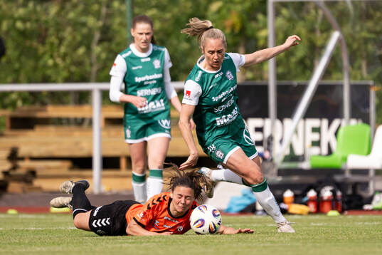 uAlingsås Karin Lundin och Kristianstads Alice Nilsson