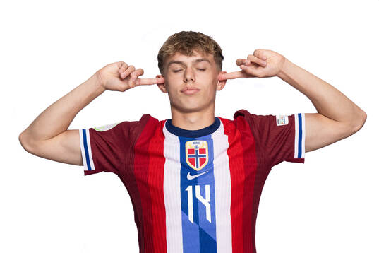 Troy Engseth Nyhammer of the Norwegian under-19 national