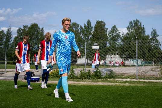 Troy Engseth Nyhammer, Niklas Kemp Fuglestad and goalkeeper