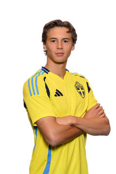 John Mellberg of the Swedish men's national football team