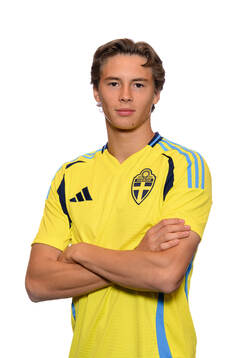 John Mellberg of the Swedish men's national football team