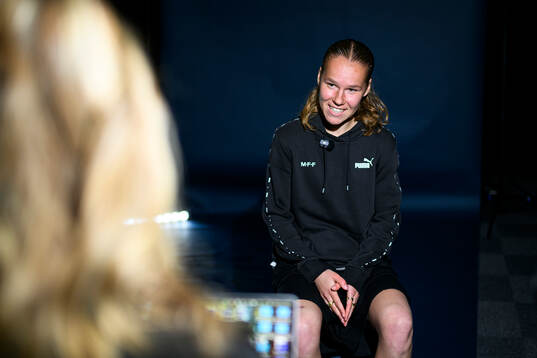 Malmö FF presenterar Karoline Olesen som ny spelare