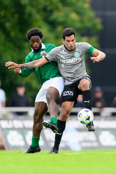 Varbergs Kevin Appiah Nyarko och Västerås Pedro Nezio De