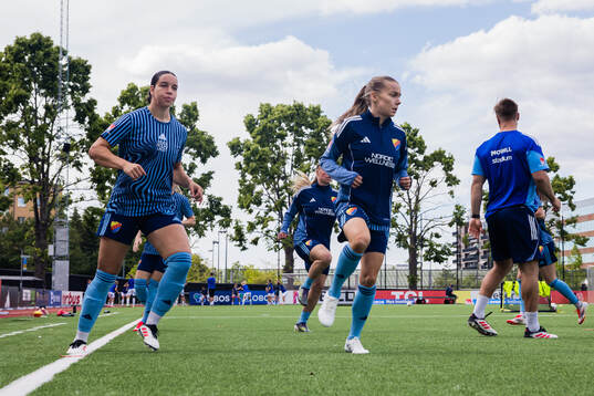 Djurgårdens Camille Ashe och Ebba Hed