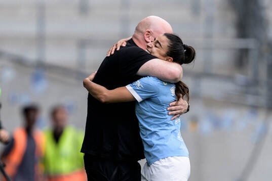 Malmö FFs Ines Belloumou jublar