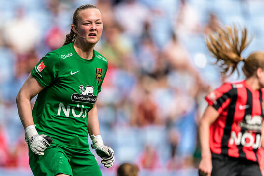 Brommapojkarnas målvakt Clara Ekstrand