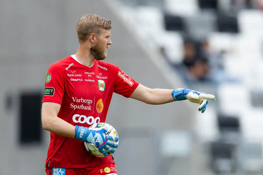 Varbergs målvakt Fredrik Andersson