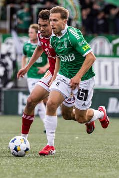 Brages Jacob Stensson och Sandvikens IFs Liam Vabö