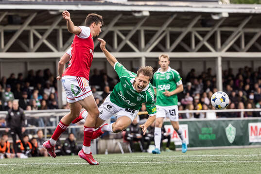 Sandvikens IFs Liam Vabö och Brages Jacob Stensson