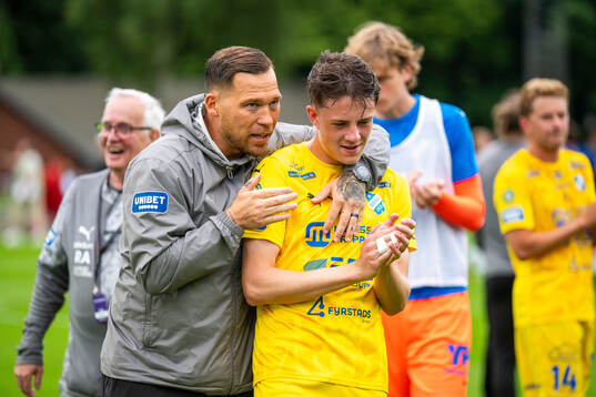 Oddevolds lagledare Carl Stissman och Adam Stroud