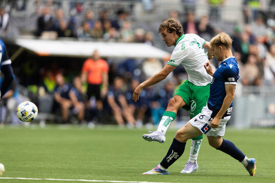 Hammarbys Hampus Skoglund och Halmstads Måns Andersson