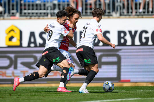 Brommapojkarnas Daleho Irandust och Degerfors Maill Lundgren