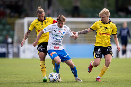 Elfsborgs Niklas Hult, Carl Johansson och Elfsborgs Altti