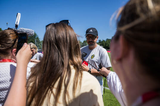 Doctor Houman Ebrahim of the Swedish women's national