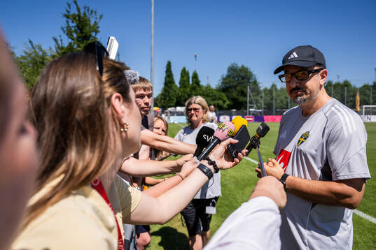 Doctor Houman Ebrahim of the Swedish women's national