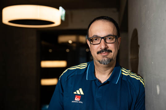 Medical doctor Houman Ebrahim of the Swedish women’s