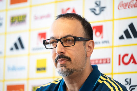 Medical doctor Houman Ebrahim of the Swedish women’s