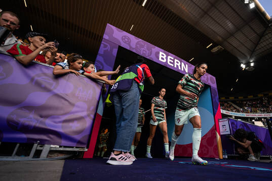 Fatima Pinto of Portugal enter the arena