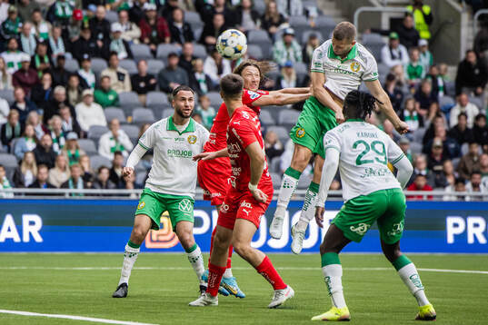 Hammarbys Oscar Johansson Schellhas och Värnamos Axel