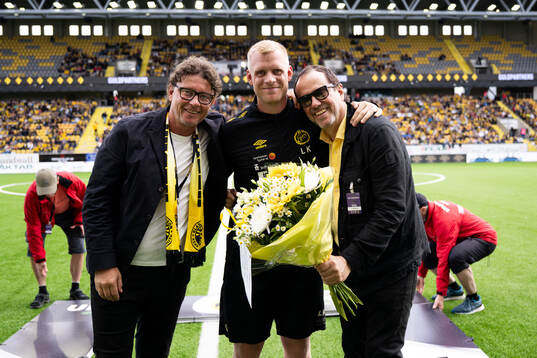 Elfsborgs klubbchef Stefan Andreasson och ordförande Sune