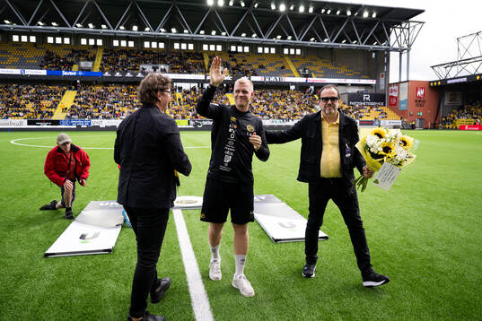 Elfsborgs klubbchef Stefan Andreasson och ordförande Sune