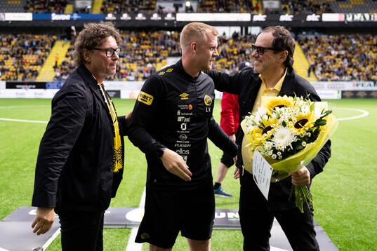 Elfsborgs klubbchef Stefan Andreasson och ordförande Sune