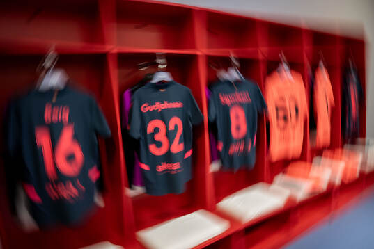 The kit of Daniel Gudjohnsen of Malmö FF in the dressing