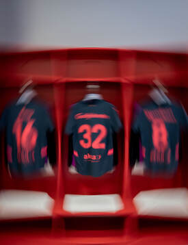 The kit of Daniel Gudjohnsen of Malmö FF in the dressing