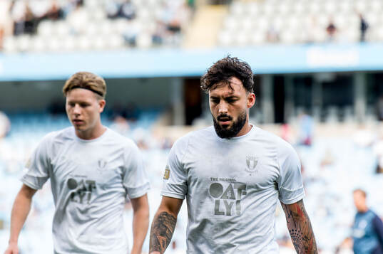 Malmö FFs Nils Zätterström och Sead Haksabanovic