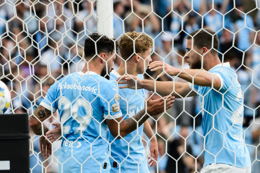 Malmö FFs Sead Haksabanovic jublar