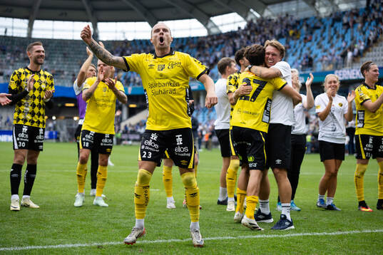 Elfsborgs Niklas Hult jublar