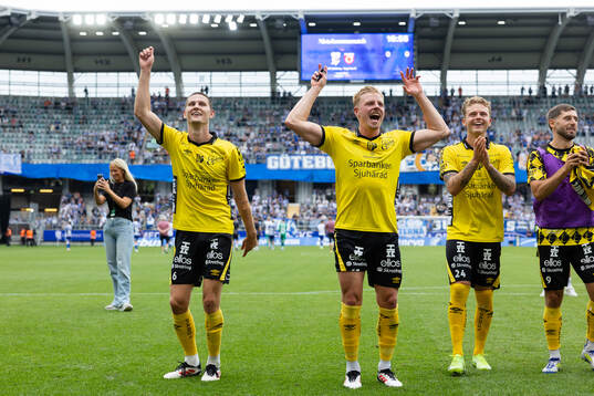 Elfsborgs Rasmus Wikström, Per Frick och Frederik Ihler