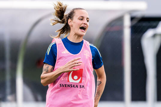 Nathalie Björn of the Swedish women's national football