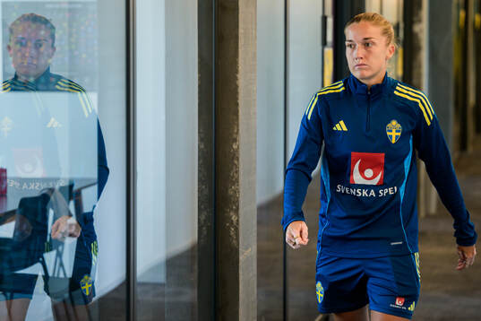 Filippa Angeldahl of the women's national football team of