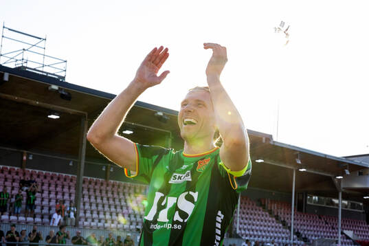 GAIS August Wängberg jublar