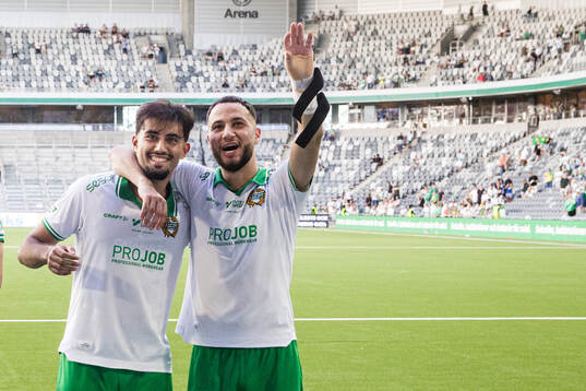Hammarbys Montader Madjed och Abdelrahman Boudah Saidi