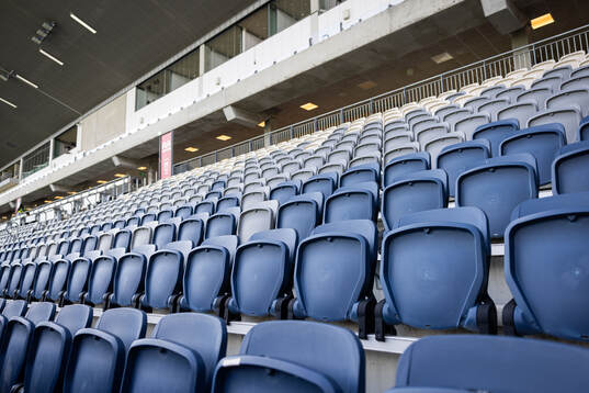 Generell vy på läktarna i Studenternas IP innan