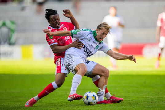Kalmars Isaac Atanga och Brages Jacob Stensson