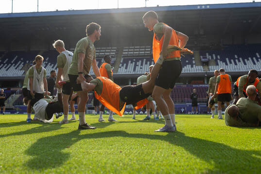 Adam Lundkvist, Srdjan Hrstic and Nikola Zecevic