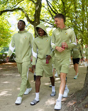 John Paul Dembe, Severin Nioule and Nikola Zecevic of